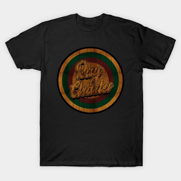 Circle Retro Ray Charles T-Shirt by Electric Tone